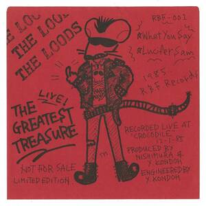 The Loods ／ The Greatest Treasure　7インチ ソノシート　　検～ RBF キャー stalin star club laughin’nose willard ryders cobra