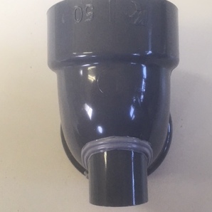 オーバーフロー水槽加工・配管用 ピストルパーツ 塩ビ50-16A Lボタイプ  大型水槽配管に♪ 未使用品の画像3