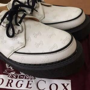 ジョージコックス×ラママ★ラバーソールナイト限定★クロスボーン柄★UK8★GEORGE COX × La.mama★RUBBER SOLE NIGHT★CROSS BONEの画像1