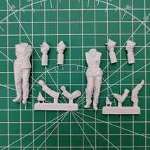 ▲ 1/35 レジン フィギュア モデルキット ミリタリー WW パンツアー 戦車 兵士 ▲ 未塗装 未組み立て 樹脂 模型 フィギュア G515_画像2