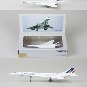 完成品 模型 ダイキャス 飛行機 モデル コンコルド フィギュア 航空機 模型 1/400-1976 airliner 完成品 エール フランス G718の画像4