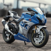 価格調整 3色選択 バイク 1/12スケール スズキ Suzuki GSX-R1000R ミニカー 合金 ミニチュア オートバイ 可動 ダイキャス G669_画像2