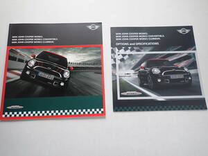 *MINI JCW[ Mini John Cooper Works ] exclusive use catalog /2010 year 9 month / price table &OP catalog attaching / postage 185 jpy 