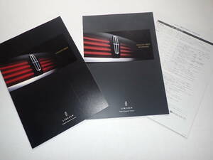 *[ Lincoln MKX] catalog together /2009 year 6 month /OP catalog attaching / postage 185 jpy 