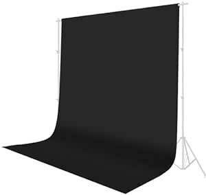 UTEBIT background cloth black cloth photographing 200x300cm folding background seat black cloth photographing background . curtain shade cloth background stand po