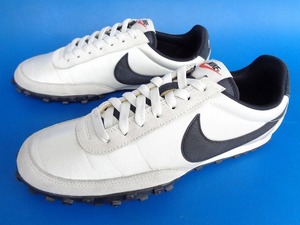 13565■美品 16年製 NIKE WMNS WAFFLE RACER ナイキ ワッフルレーサー 黒 白 27 881183-101