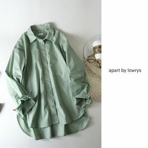 新品☆アパート バイ ローリーズ apart by lowrys☆洗える オーバーサイズ シャツ フリーサイズ☆A-O 0898