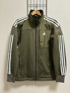 ［adidas］アディダス トラックジャケット カーキ系　S Y2620