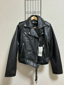 新品（タグ付き）［ZARA］ザラ　レディース　ジャケット　ブラック　L Y2681