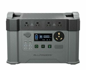 新品未使用　ALLPOWERS S2000PRO ポータブル電源(1500Wh/2400W) 防災グッズ 大容量　発電機