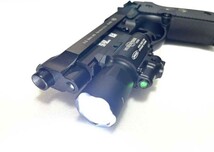 セール　SUREFIRE シュアファイア X400 ULTRAタイプ　フラッシュライト グリーン 20mm対応 BK_画像7