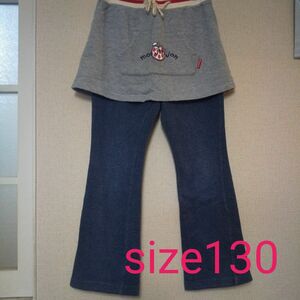 Moujonjonスカート付きパンツsize130