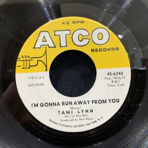 【EP】Tami Lynn - I'm Gonna Run Away From You / The Boy Next Door 1965年USオリジナル ATCO Records 45-6342