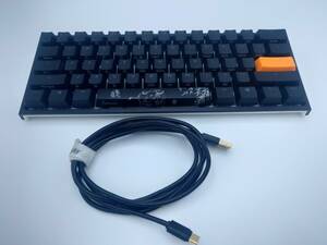 Ducky One 2 Mini RGB 60% version メカニカルゲーミングキーボード (Cherry MX Silver)　DKON1861ST