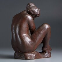 【五】マイヨール ブロンズ 座る裸婦像_画像7