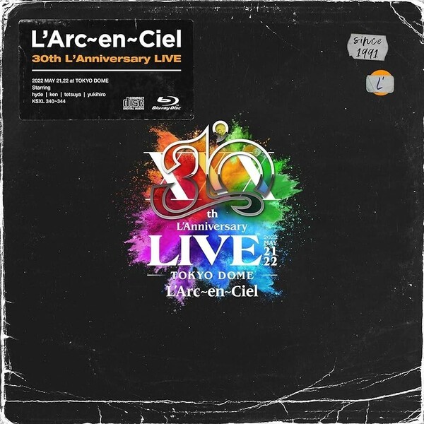 アクリルジオラマのみ L'Arc 30th L'Anniversaryアクスタ　L'Arc～en～Ciel　ラルク　完全生産限定盤　