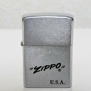 当時物 ZIPPO ジッポービンテージオイルライター ZIPPO U.S.A 1979年製 イタリック体 斜字体 シルバーカラー 喫煙具 動作未確認 現状品