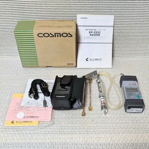 美品 新コスモス電機 COSMOS CO GAS DETECTOR COメーター CO検知メーター XP-333Ⅱ 一酸化炭素測定器 XP-333Ⅱ 動作品 元箱付 付属品完品