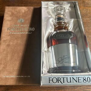 フォーチュン80 特級　NIKKA ウイスキー　新品未開封 箱付　fortune'80 日本