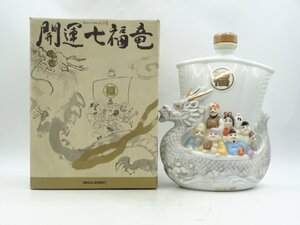 NIKKA WHISKY スーパー ニッカ 干支ボトル 七福竜 陶器 ウイスキー 600ml 箱入 未開封 古酒 X260799