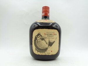 SUNTORY WHISKY OLD サントリー オールド 水墨 鯛ラベル ウイスキー 特級 760ml 43% 未開栓 古酒 P30064