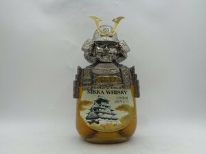 NIKKA WHISKY ニッカ G&G 白びん 大阪築城400年まつり 武将 兜 かぶと 甲冑 ウイスキー 特級 760ml 未開封 古酒 P30111