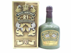 ROYAL HERITAGE 21年 ロイヤル ヘリテージ 21年 スコッチウイスキー750ml 陶器ボトル 箱入 未開封 古酒 X262168