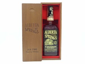 ALBERTA SPRINGS アルバータ スプリング カナディアン ウイスキー 箱入 未開封 古酒 710ml 40％ B64568