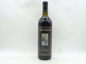 FLORA SPRINGS 1999 Napa Valley MERLOT フローラ スプリングス ナパヴァレー メルロー 赤ワイン 750ml 14% 未開封 古酒 Q11482