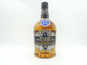 TEACHER'S ROYAL HIGHLAND 12年 DELUXE ティーチャーズ ロイヤル ハイランド デラックス スコッチ ウイスキー 750ml X261008