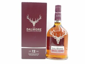 THE DALMORE 12年 ダルモア ホワイトオーク シェリーカスク ハイランド シングル モルト スコッチウイスキー 700ml 40％ 箱入 Q11209.