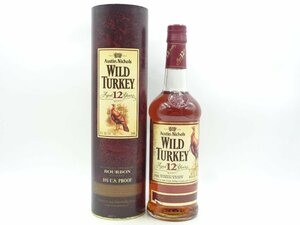 WILD TURKEY 12年 ワイルドターキー ビヨンド デュプリケーション バーボン レッド 赤キャップ 700ml 50,5% 箱入 未開封 古酒 P030632