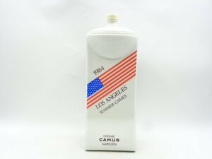 【1円】～CAMUS NAPOLEON カミュ ナポレオン 1984 ロサンゼルス オリンピック 記念ボトル 陶器 コニャック ブランデー ※上部なし X263091