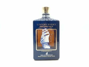 SUNTORY WHISKY OSAKA WORLD SAIL ’83 サントリー ウイスキー リザーブ ワールドセイル 記念ボトル 大阪世界帆船 未開封 古酒 P030428