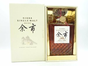 NIKKA WHISKY ニッカ シングルモルト ウイスキー 余市 10年 北海道余市モルト原酒 700ml 43% 未開封 古酒 箱入 G23815