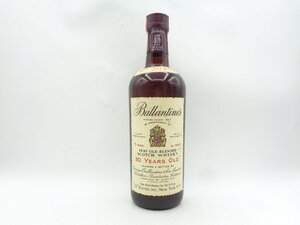 BALLANTINE'S VERY OLD 30年 バランタイン ベリー オールド 赤青旗 スコッチ ウイスキー 4/7QUART 86PROOF 未開封 古酒 X264569