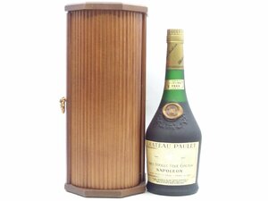 CHATEAU PAULET NAPOLEON TRES VIEILLE FINE シャトー ポーレ ナポレオン コニャック ブランデー 箱入 未開封 古酒 700ml X238166