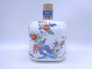 【同梱不可】SUNTORY PURE MALT WHISKY サントリー ピュア モルト ウイスキー 山崎 12年 染付兎文変形瓶 600ml 43% 古酒 未開栓 P030138