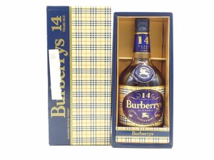 BURBERRYS 15年 バーバリー スコッチ ウイスキー 箱入 未開封 700ml 40% 古酒 X264092