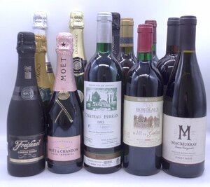 【同梱不可】1円スタート ワイン 等 12本セット MOET RORE 375ml 等 古酒 G23819