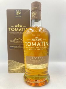 ST【同梱不可】TOMATIN トマーティン レガシー 箱有 750ml 43% 未開栓 古酒 Z042226