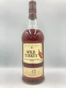 ST【同梱不可】WILD TURKEY ワイルドターキー 12年 750ml 50.5% 未開栓 古酒 Z043827