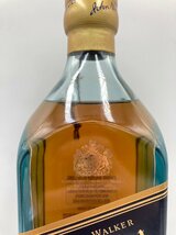 ST【同梱不可】Johnnie Walker ジョニーウォーカー ブルーラベル 箱有 750ml 40% 未開栓 古酒 Z045932_画像5