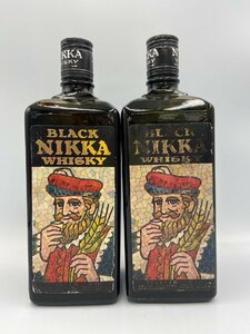 ST【同梱不可】BLACK NIKKA ブラックニッカ ウイスキー 2本セット 720ml 42% 未開栓 古酒 Z038840