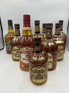 ST【同梱不可】シーバスリーガル 10本セット 1L×4 750ml×3 760ml 700ml 3750ml×各1 未開栓 古酒 Z038778