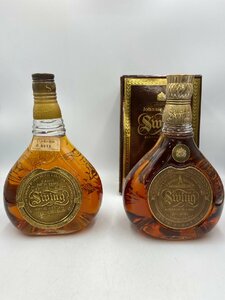 ST【同梱不可】ジョニーウォーカー スウィング 2本セット 750ml 43%箱付きあり 未開栓 古酒 Z046221