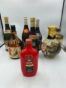 ST【同梱不可】1円スタート！ 泡盛 8本セット 未開栓 古酒 Z045836