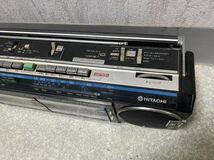 HITACHI 日立 STEREO PORTABLE DOUBLE CASSETTE RECORDER TRK-W440 ラジカセ カセットデッキ ジャンク 中古_画像5