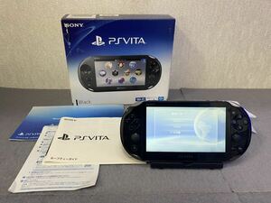 〈本体美品・一部難あり・新型〉PS vita PCH -2000ZA11 本体 PlayStation プレイステーション 箱あり 初期化 済み