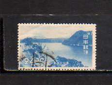 193262 日本 1950年 阿寒国立公園 24円 使用済